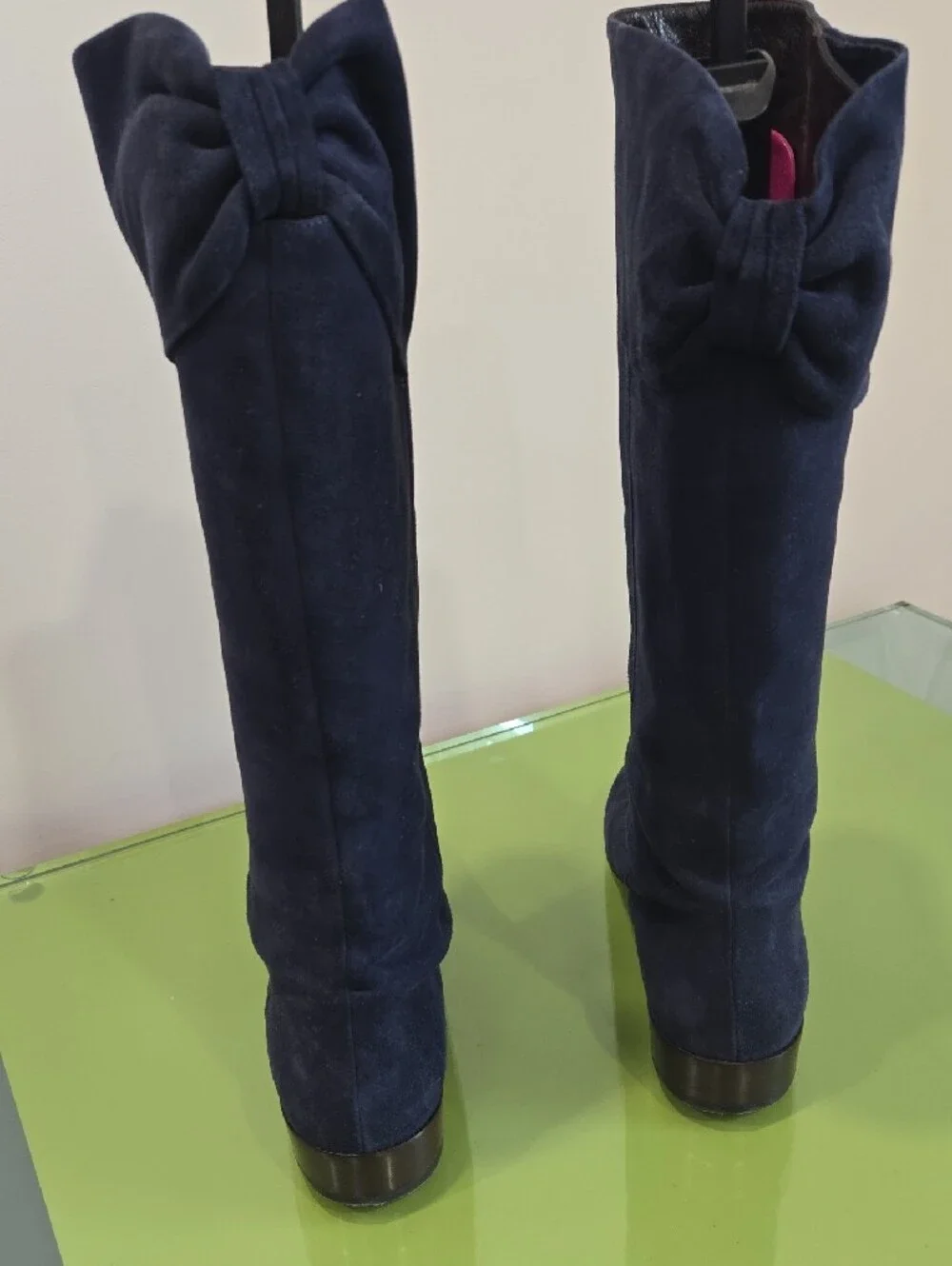 Missoni Women's Navy Suede Knee-High Boots